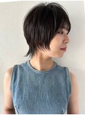 ウルフショート黒髪