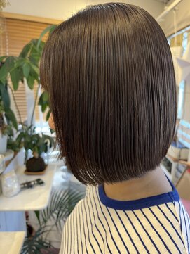 フラバー(flover) 【ぱつっとボブ×グレージュ】kanna