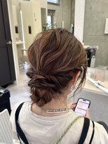 ミリィバイアヤラ 船橋店(MIRYI by ayala)&nbsp;【Chiharu】ふんわりシニヨン