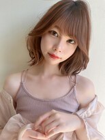 モアナ バイ ラナ 甚目寺店(MoanA BY LANA)&nbsp;韓国風/透明感カラー/オリーブベージュ/ぱっつん前髪/小顔カット