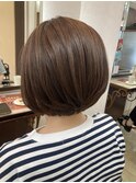 髪質改善でまとまりやすく!グラデーションボブ