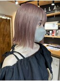 ブリーチ/ハイトーンボブ/こなれミディ/韓国/ダブルカラー/原宿