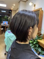 北本 美容室 くびれショートカット