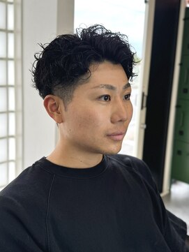 アラレ(ARARE) アップバングパーマ