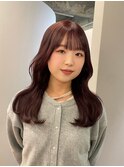 韓国ウェーブ×ピンクブラウン