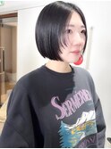 似合わせカット/メルティカラー/暗髪/ショート