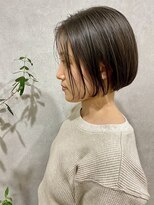 ホワイト キタサンドウ(WHiTE kitasando)&nbsp;ワンレングスボブ×黒髪[ワンレングス/ボブ/ショートボブ/黒髪]