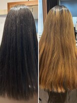 クララ カシハラ(CLALA Kashihara) 【ビフォーアフター】髪質改善/ダークブラウン/ストレートロング