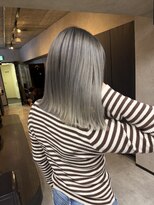 サニー 渋谷(SUNNY) アプリコットオレンジ、ホワイトブロンド、ロングレイヤー