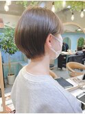 イメチェン外ハネボブ美髪ワイドバングレイヤーショート/大宮