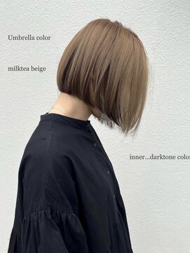 ダルシット(dulcet★★★) パツっとボブ*アンブレラカラー
