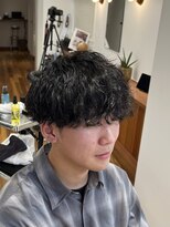 ザデイトウキョウ 表参道 青山(THE DAY TOKYO)&nbsp;波巻き+ツイスパパーマ/メンズカット/大人メンズ