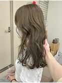 ブリーチなし オリーブベージュ ヘーゼルグレージュ /akari
