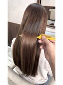 イルミナカラーオリーブグレージュ韓国風ベージュカラー堺東