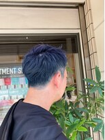 タヤ たまプラーザ店(TAYA)&nbsp;2ブロックショート×ブルーバイオレット