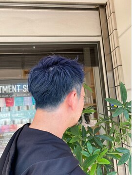 タヤ たまプラーザ店(TAYA) 2ブロックショート×ブルーバイオレット