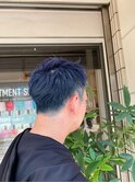 2ブロックショート×ブルーバイオレット