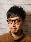【30代 男性】ロンドンミディアムツーブロック（大宮/バーバー）