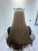 ハチマルハチ ナル 登戸店(808 nalu)&nbsp;オリーブアッシュ × 艶ストレートロング