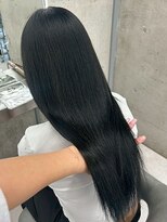 シイム(CYM)&nbsp;透明感ダークグレージュ/ロング/ストレート