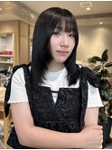 黒にしない暗髪という選択☆