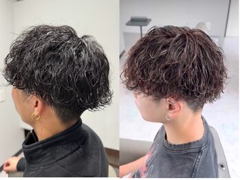 ジーク(JeeK)の写真/中性的なスタイル~本格BARBERスタイルまで。簡単にセットできて男の質を上げる〈メンズパーマ〉が人気。