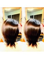 エムルーセント(M'lucent)&nbsp;艶髪make プラチナ髪質改善トリートメントカット　0