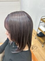 ヘアーブランドジン ティアラ(HAIR BRAND Jin Tiara)&nbsp;顔まわりレイヤー×アッシュグレー【松山美容室】