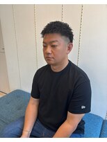 ホワイトストーン WHITE STONE メンズショートニュアンスパーマ