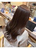 ダークアッシュツヤ髪グレージュ1.16