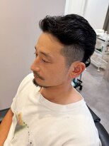 エムエイチバーバー 肥後橋(MH THE BARBER) 大人のフェードアップバング【肥後橋】