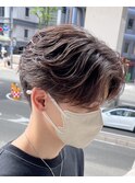 *NOISM波巻きツイストスパイラルツーブロックセンターパート