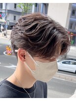 キングオブヘア バイ ノイズ 梅田茶屋町店(KING of hair by NOISM)&nbsp;*NOISM波巻きツイストスパイラルツーブロックセンターパート