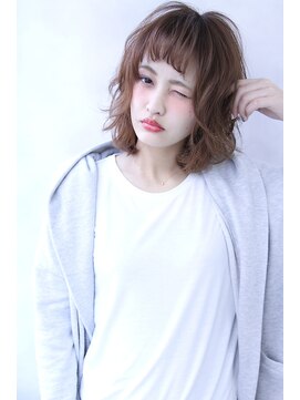 ブラン 天王寺(Blanc) 【Blanc】フェザーボブ×ベビーバング