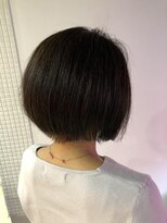 スタジオ アルファプラス 日暮里店(studio α+)&nbsp;ライトブラウン×小顔補正立体カット前下がりボブ♪