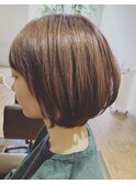 ショートボブ  丸みショート【 藤枝/髪質改善/カラー】