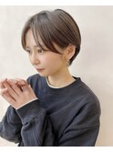 コンパクトセンターパート束感ショート20代30代40代担当岩崎