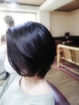 プラス(PLUS)&nbsp;イメチェン　黒髪ハンサムショート