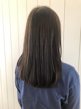 アドラーブル 長岡リップス旭岡店(adorable) 耳掛けミルクティーグレージュ大人かわいいセミディ