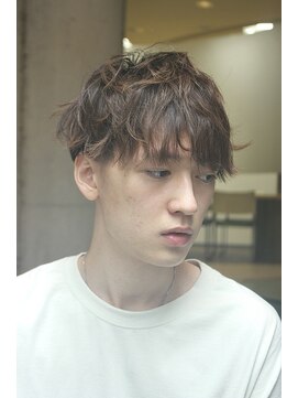 レンゲン(LENGEN) 束感刈り上げビジネス七三ツーブロックアップバング３１