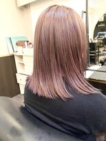 ルクスバイアフィナー(Luxo by Afinar)&nbsp;【町田/Loxo by Afinar】アッシュピンク×ストレートヘア