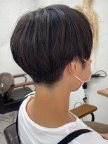 リンド 習志野市 京成大久保(Lind)&nbsp;大人可愛い/前下がりショートボブ丸みショート/刈り上げショート