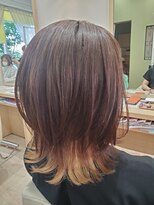 ヘアーズ 本店(HAIRZ)&nbsp;《HAIRZ》一原☆フリンジインナーカラー！