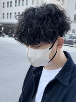 オーガニック アトリエ 大宮(organic+atelier) 20代30代メンズ波巻きツイストスパイラルパーマワイルドアッシュ