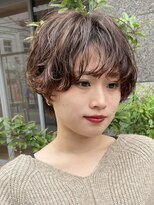 ロンドブルーム 天神大名店(Lond Bloom) ミルクティベージュカラーミニボブ大人ショートボブショート