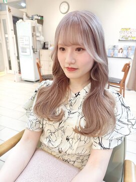 テトラ バイ ネオリーブ 横浜西口店(tetra by neolive) 人気のレイヤー×ハイトーンミルクティーベージュ＊*