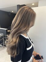 アルーシェウィズスカイ 原宿(Alushe with Sky)&nbsp;グレージュ/ダブルカラー/ミルクティーグベージュ/ケアブリーチ