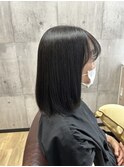 エイジング毛にもツヤサラストレート