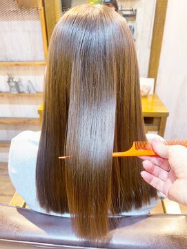 カミビトグロウ(kamibito glow) 20代30代40代髪質改善カラーアッシュベージュ艶感ストレート