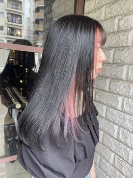 リー 東三国(Lee) ロング×フェイスフレーミングピンク